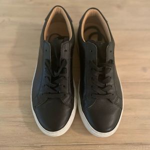 Women’s Black “Greats: Royale - Nero”. Italian Leather Sneaker